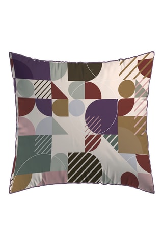 2 fronhas reversíveis em cetim de algodão 80 fios/cm² - Branco - 63 x 63 cm