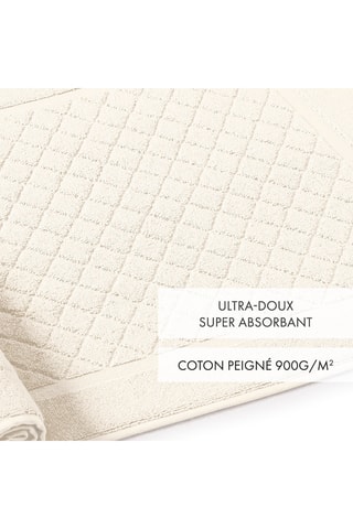 Tappetino bagno - Avorio - 50 x 70 cm