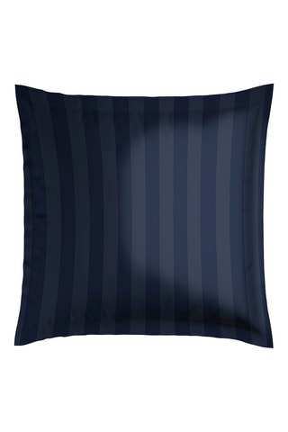 2 federe double face in raso di cotone 80 fili/cm² - Blu