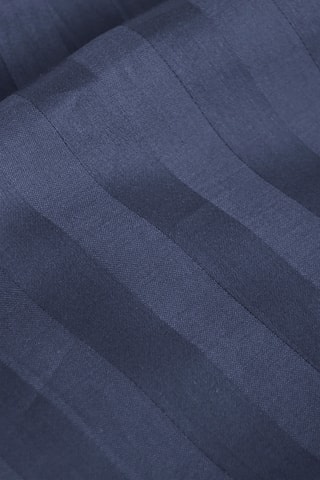 2 federe double face in raso di cotone 80 fili/cm² - Blu scuro