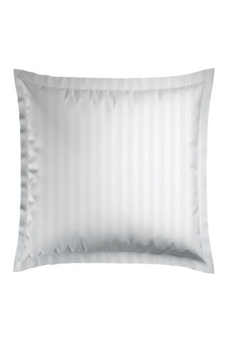 2 fundas de almohada reversibles de satén de algodón 80 hilos/cm² - Blanco