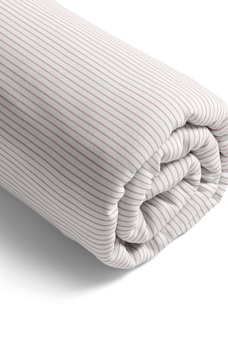 Lenzuolo sotto in raso di cotone 80 fili/cm² - Rosa antico