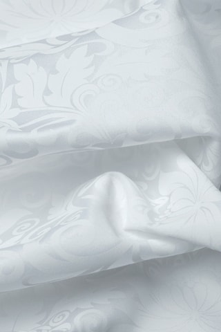 Juego de nórdico de percal de algodón 150 hilos/cm² - Blanco