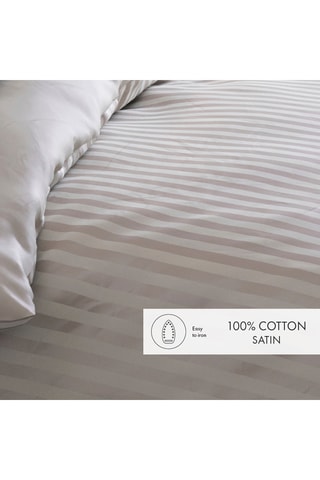 Conjunto de edredão em cetim de algodão 80 fios/cm² - Toupeira e cru
