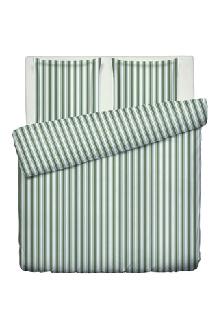 Conjunto de edredão em cetim de algodão 80 fios/cm² - Verde