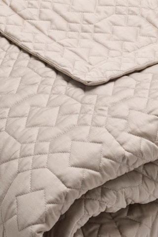 Copriletto in raso di cotone 80 fili/cm² - Taupe