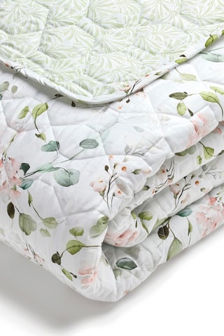 Colcha em cetim de algodão 80 fios/cm² - Branco