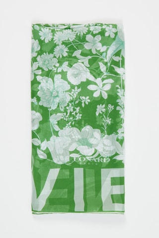 Foulard in seta Love - Verde