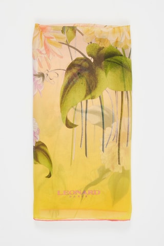 Foulard in seta Lolly - Rosa e giallo