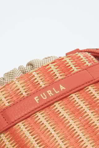 Sac seau Giove Mini - Corail et jaune