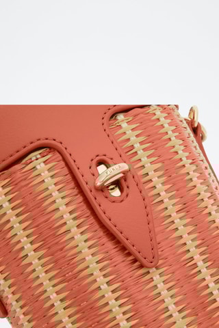 Sac seau Net Mini - Corail et jaune