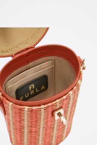 Sac seau Net Mini - Corail et jaune