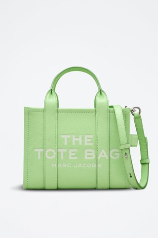 Borsa a mano in pelle The Small Tote - Verde chiaro