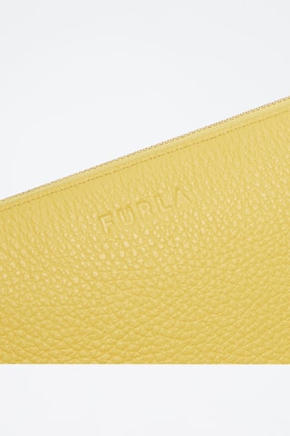 Pochette en cuir Furla Opportunity - Jaune