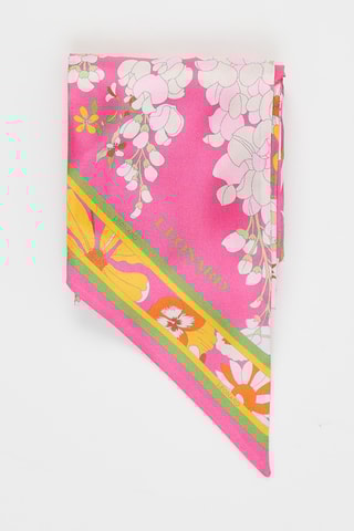 Fascia in seta Love - Fucsia