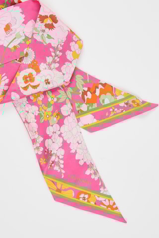 Fascia in seta Love - Fucsia