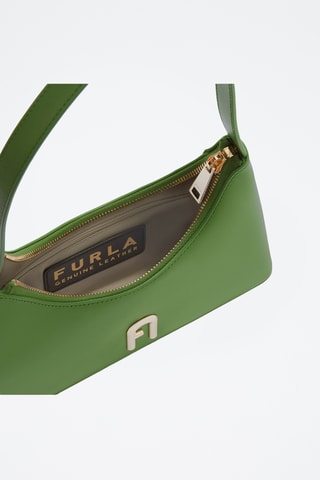 Sac porté épaule en cuir Furla Diamante - Vert