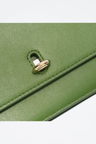 Sac bandoulière en cuir Furla Genesi - Vert