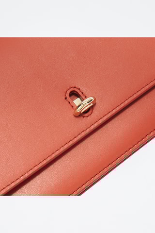 Sac bandoulière en cuir Furla Genesi - Orange
