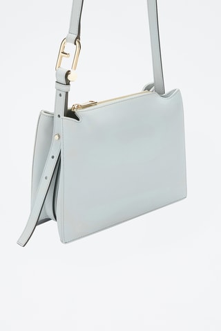 Sac bandoulière en cuir Furla Nuvola - Bleu clair