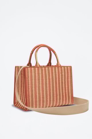 Cabas Opportunity - Corail et jaune