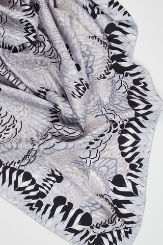 Foulard in seta Mantila - Bianco