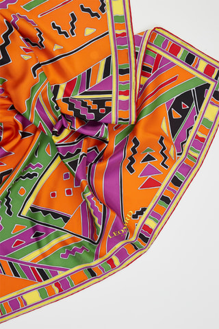 Foulard in seta Ken - Arancione
