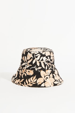 Cappello da pescatore Marta - Marrone e nero