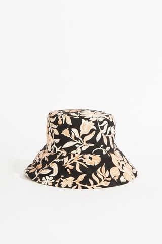 Cappello da pescatore Marta - Marrone e nero