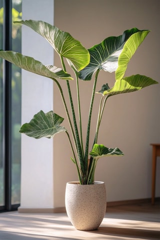 Alocasia Zebrina XXL - Hauteur livrée 25-40 cm