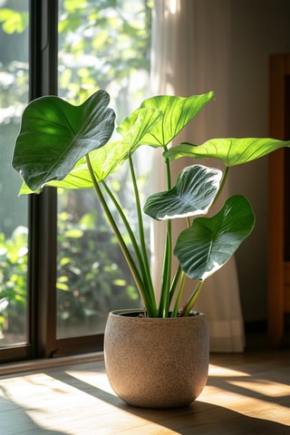 Alocasia "Portodora" XXL - 
Hauteur livrée 120-130 cm