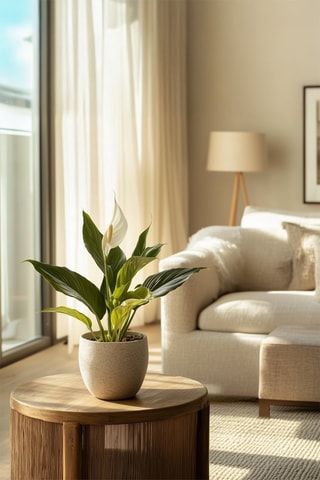 2 Spathiphyllum 'Piece Lily' - Hauteur livrée 30-45 cm