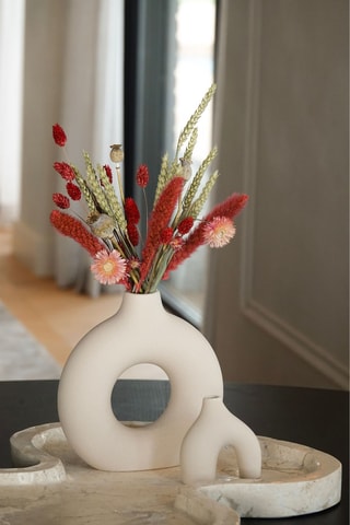 Bouquet séché - 35 cm - Coloris aléatoire