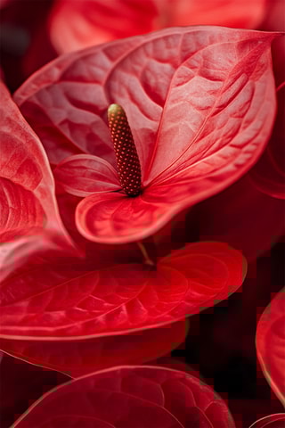 Anthurium "Lague de feu" - 40 à 55 cm