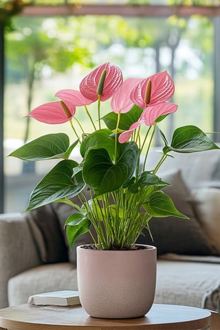 Anthurium "Langue de feu'' - 40 à 55 cm