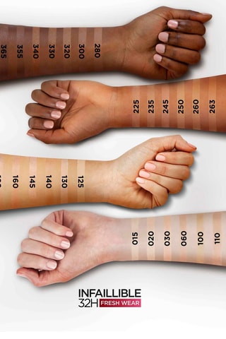 Base de maquillaje fluida Infaillible 32 h Fresh Wear - N.° 220 Sable - 30 ml