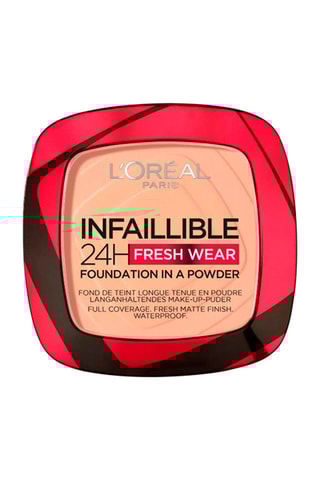 Base de maquillaje en polvo Infaillible 24 h Fresh Wear - N.º 245 Miel Doré - 9 g