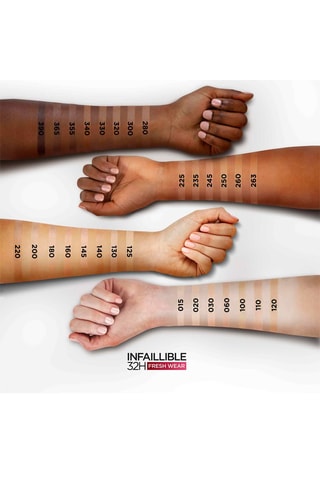 Base de maquillaje fluida Infaillible 32 h Fresh Wear - N.° 225 Sable Beige - 30 ml