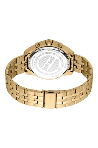 Montre à quartz en acier - Chronographe - Doré