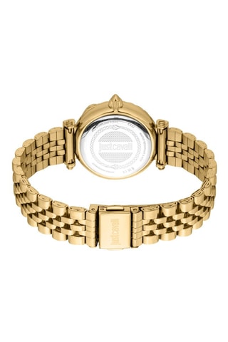 Montre à quartz en acier - Doré