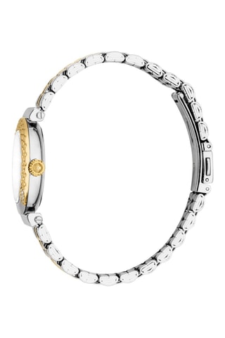 Montre à quartz en acier - Argenté et doré