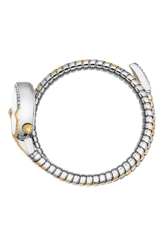 Montre à quartz en acier - Argenté et doré