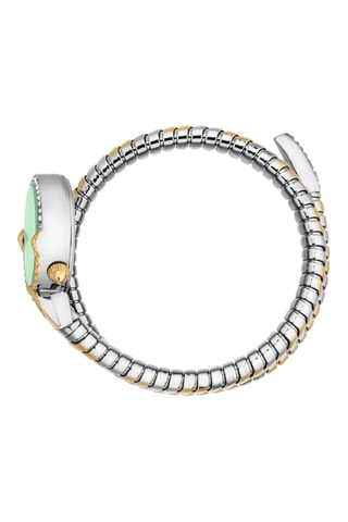 Orologio al quarzo in acciaio - Argentato e dorato