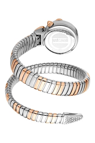 Orologio al quarzo in acciaio - Argentato e dorato rosa