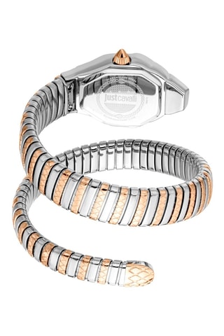 Orologio al quarzo in acciaio - Argentato e dorato rosa