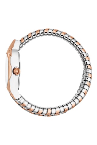 Orologio al quarzo in acciaio - Argentato e dorato rosa