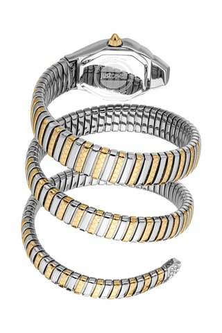 Orologio al quarzo in acciaio - Argentato e dorato