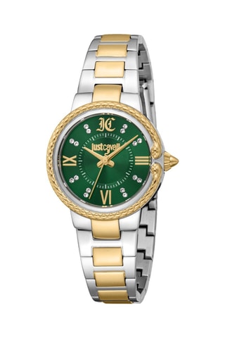 Montre à quartz en acier - Argenté et doré