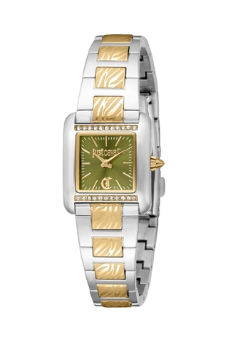 Montre à quartz en acier - Argenté et doré