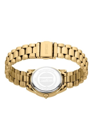 Montre à quartz en acier sertie de cristaux tchèques